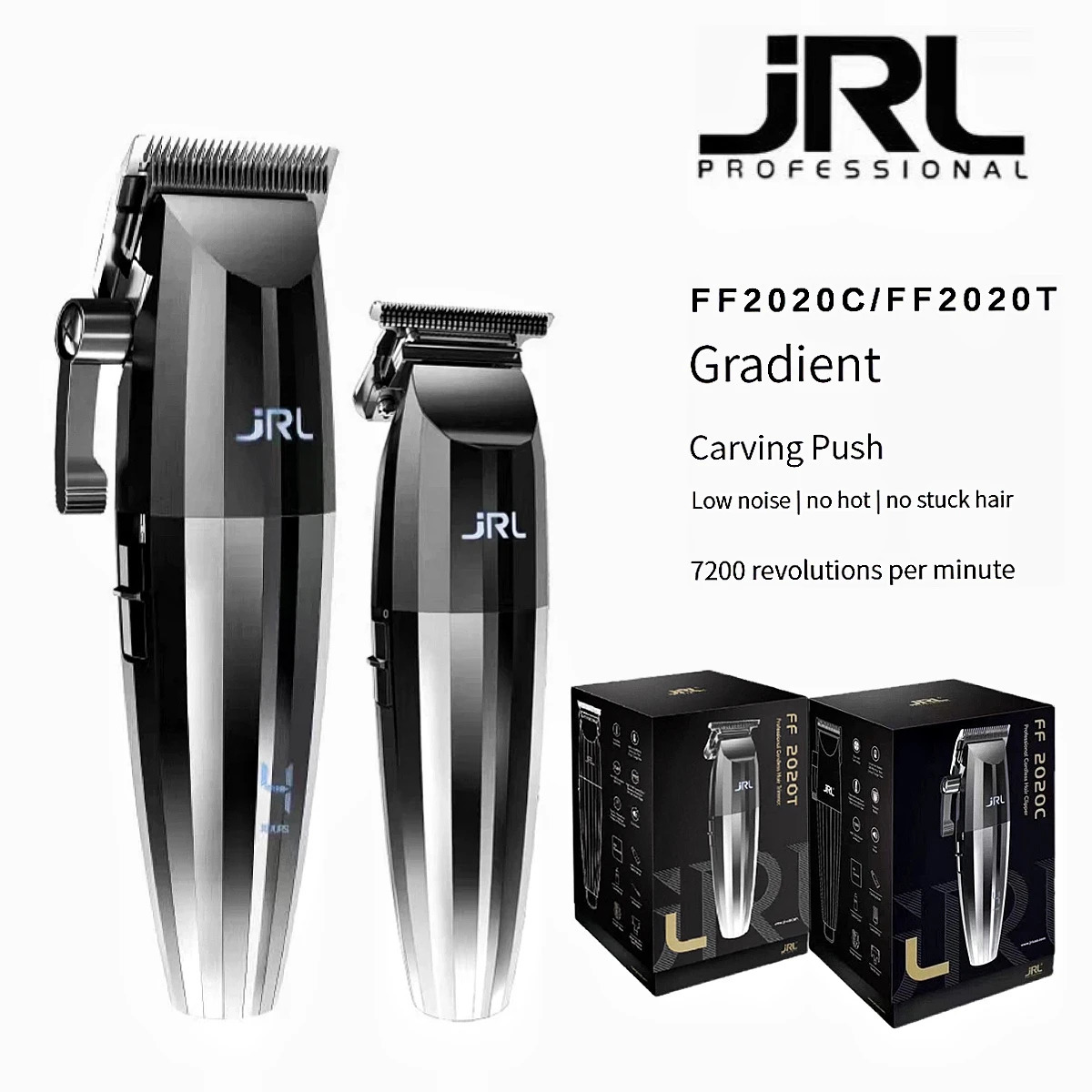 American JRL factory C T clipper professional hair salon trimmer oil head engraving mute home 251231 C260312