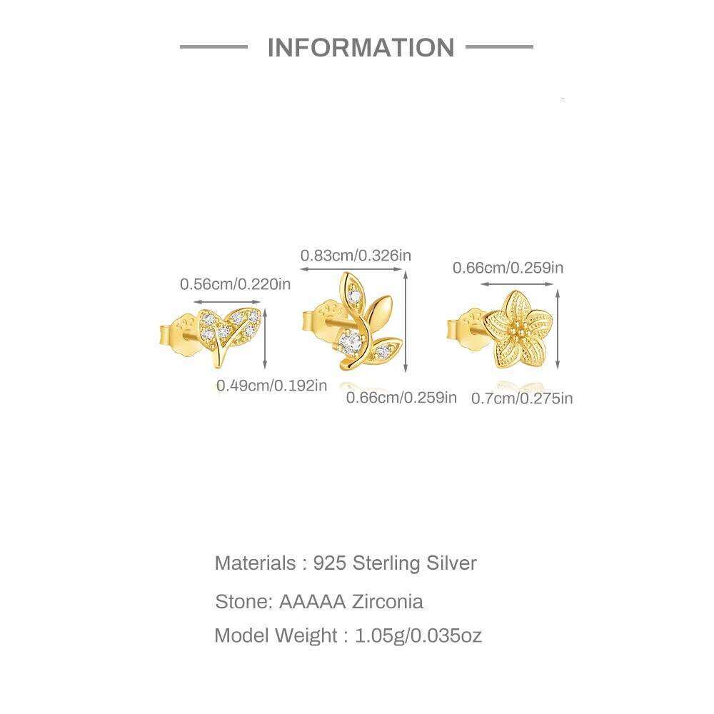 Aide 4pcs Set 925 Sterling Silver Heart Evil Eye Stud Earrings For Women Elegant Bohemian Piercing K Gold Jewelry High Quality