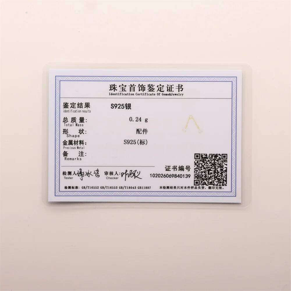 Aide Tassel Charms DIY Opal Pendant For Earrings Necklace Women Girls 925 Sterling Silver Exquisite Zircon Jewelry Accessories