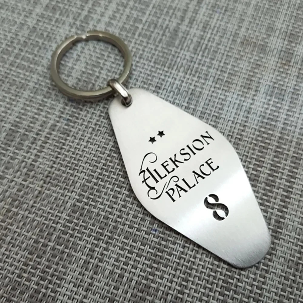 Custom el Metal Keychain Personalized Digital Hollow Stainless Steel Keyring Jewelry 2025 Wholesale Drop 251230
