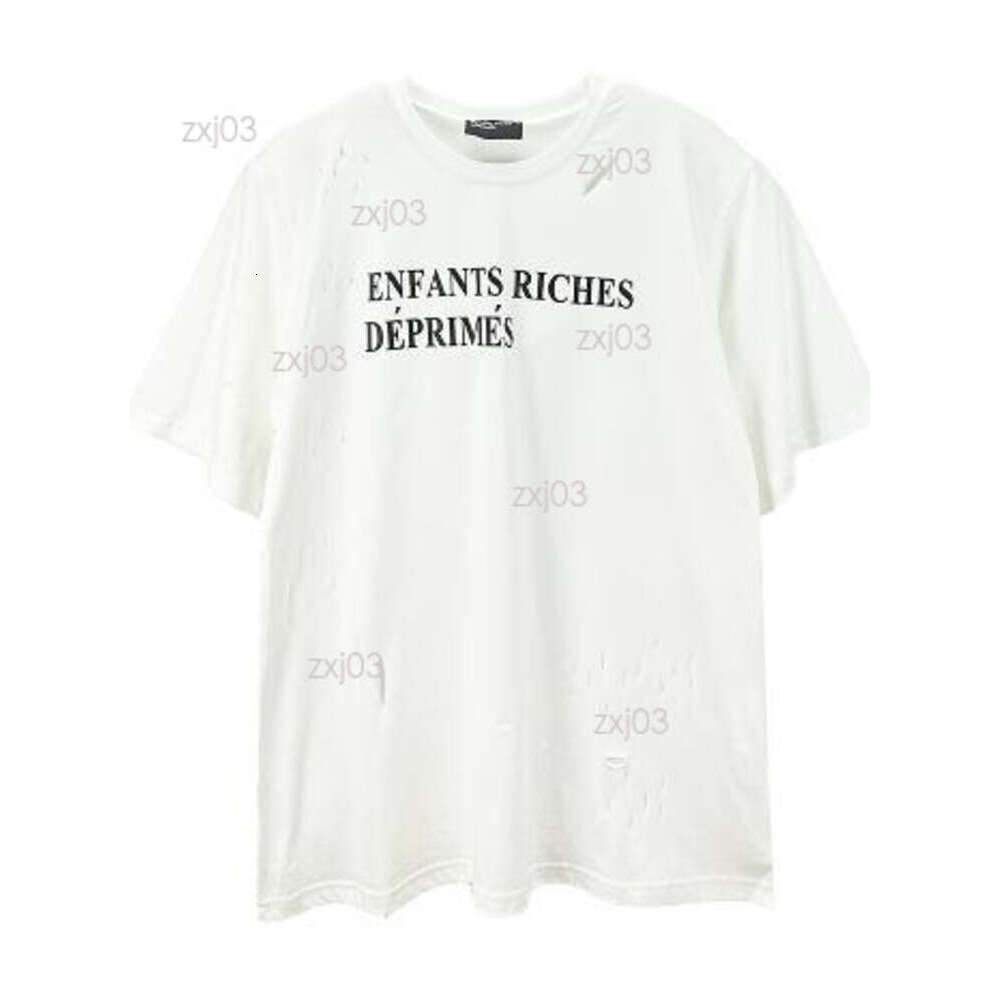 Enfant Riches Deprimes Shirt Mens High End Printing Graphic Tee Designer Ts Hirts Enfant Riches Deprimes Mens Tshirt Vintage Hip Hop Fashion Short Sleeve Clothes 94E