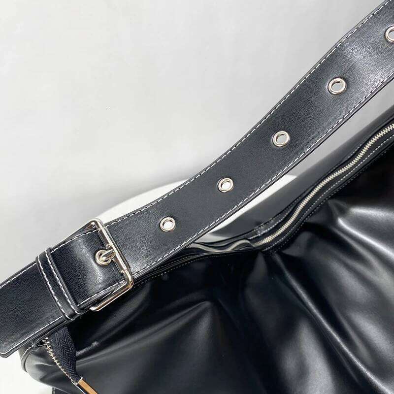 Korean Casual Oversize Tote Bags For Women Luxury Designer Handbags Purses 2024 New In PU Large Capacity Slim Underarm Shoulder