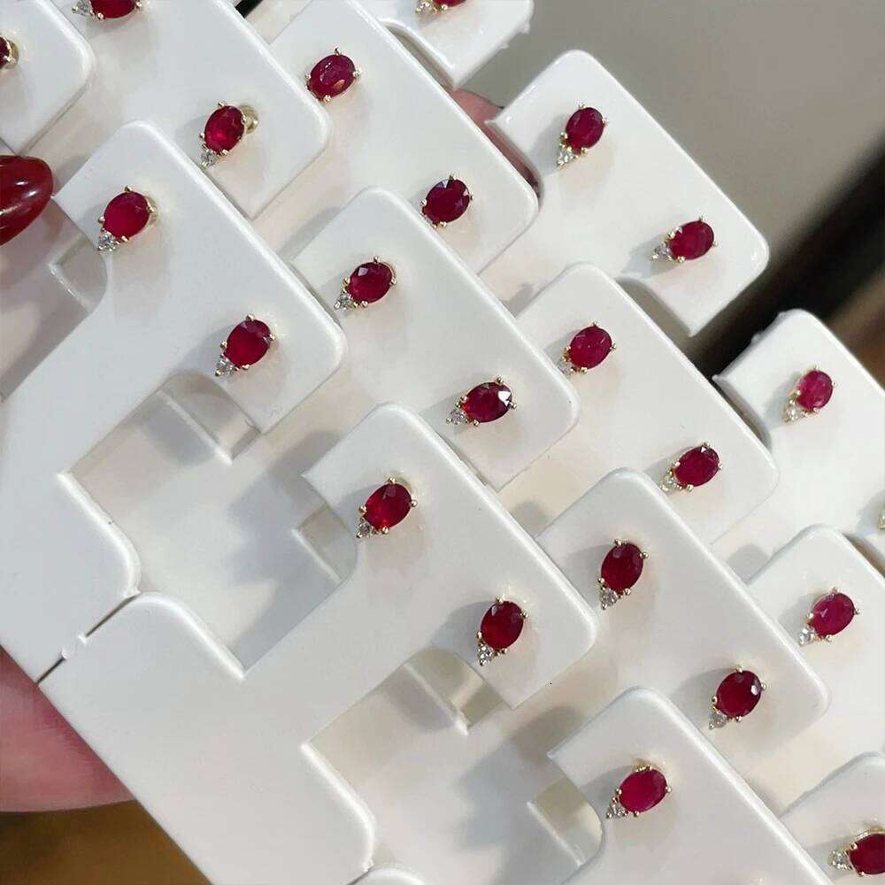 Aide 925 Sterling Silver Oval Ruby Red Zircon Resizable Gold Rings For Women Luxury Jewelry Wedding Party Valentine's Day Gift