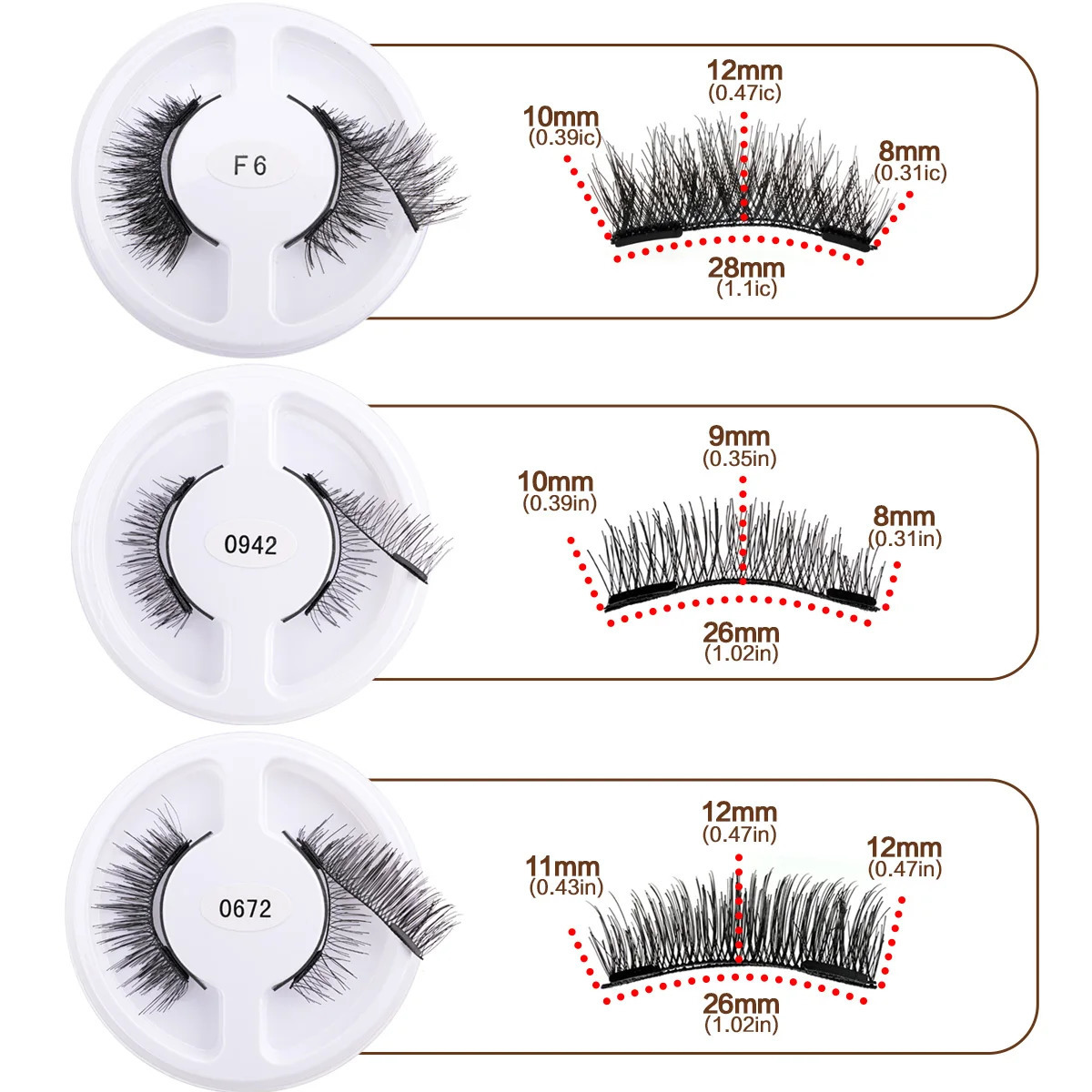 5 Pairs Magnetic Eyelashes Extension Kit Reusable Magnetic Lashes and Tweezers No Glue Needed Fluffy False Eyelashes Makeup Set 251231