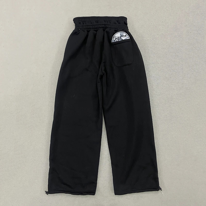 Autumn fashion street style double waisted embroidered pants sports and casual pants versatile and personalized couple style 251231