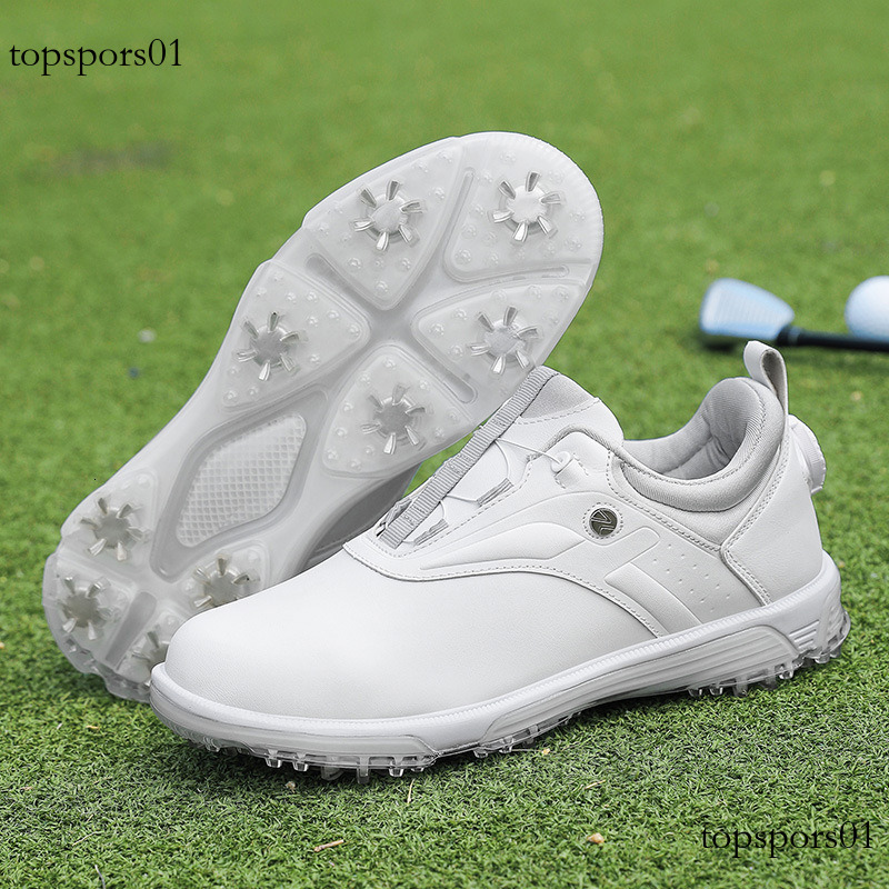 X13 Golf Shoes Men's Large Size To 47# Professional Waterproof Rotating buckle Anti-slip Studs Outdoor Golfer Training Sneakers