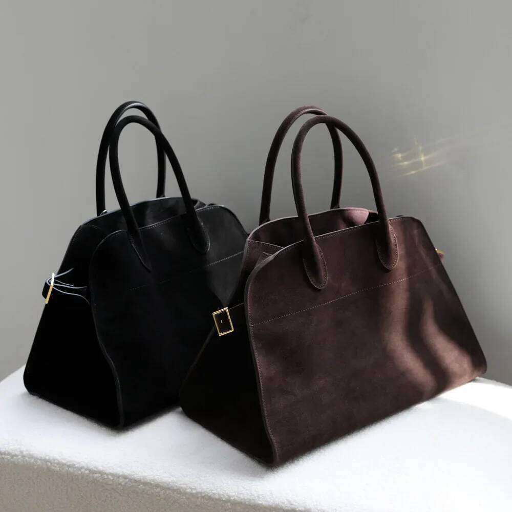 Grand luxury genuine leather tote bag retro handbags for women, high quality, brown, 2024