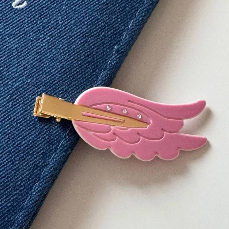 Cute Wings Fun Traceless Hairpin Dopamine Cosmetic Side Broken Bangs Clip Hair Accessories ddmythur