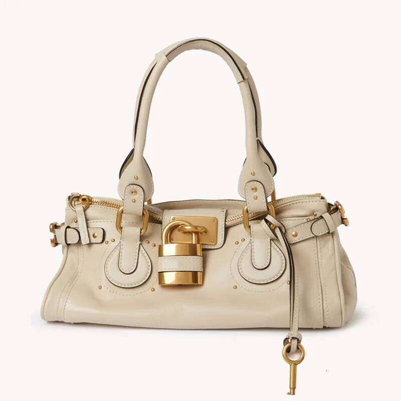 Women Paddington Padlock Shoulder Design Large Tote Bag Classic Black Beige Camel New JINXIANGGUO TOTE