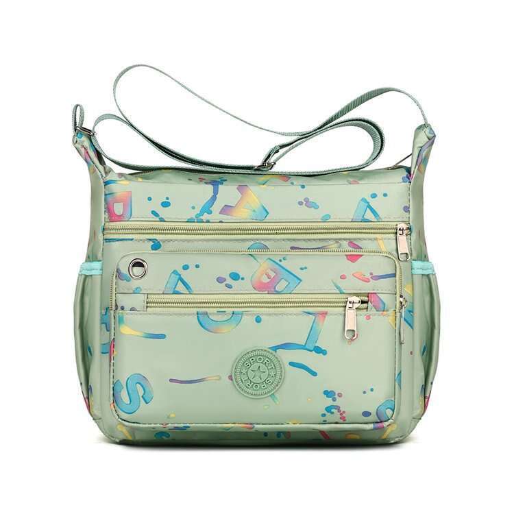 2025 New Women's Shoulder Fashion Letter Print Mom Versatile Casual Large Capacity Crossbody Bag