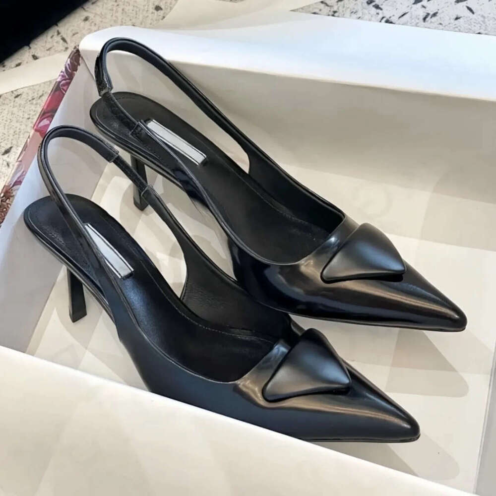 Designer heels pointed toe high heel Sandals Woman Kitten Heel Sandals Womens Sandals Woman Shoes Heel Luxury Party Vintage Pointed Tip Sandals Workplace Shoes