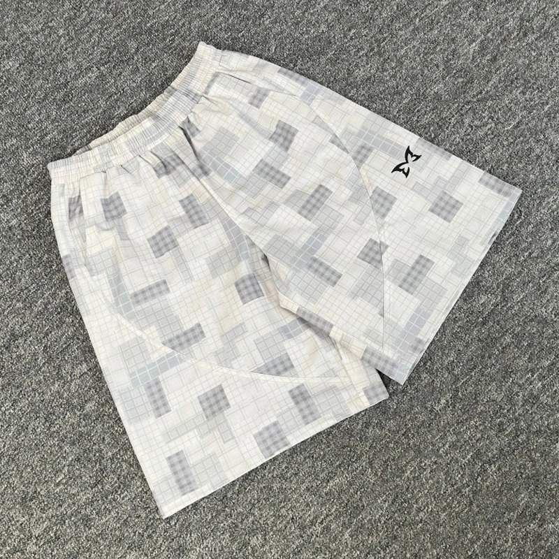 High-quality Mertra Shorts Classic Streetwear Trend Hip-hop Checkered Camo Short Pants Men Women 251230