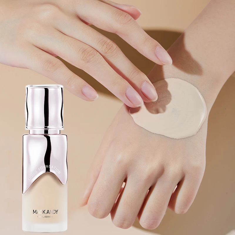 Mack Andy Matte Finish Liquid Foundation - Oil-Control Waterproof Full Coverage Concealer for All Skin Tones 251230