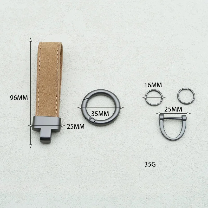 Custom Keychain Blank Suede Leather for Men Women T Buckle Laser Engrave Car Keyring Bag Pendant Personalized Key Chain 251230