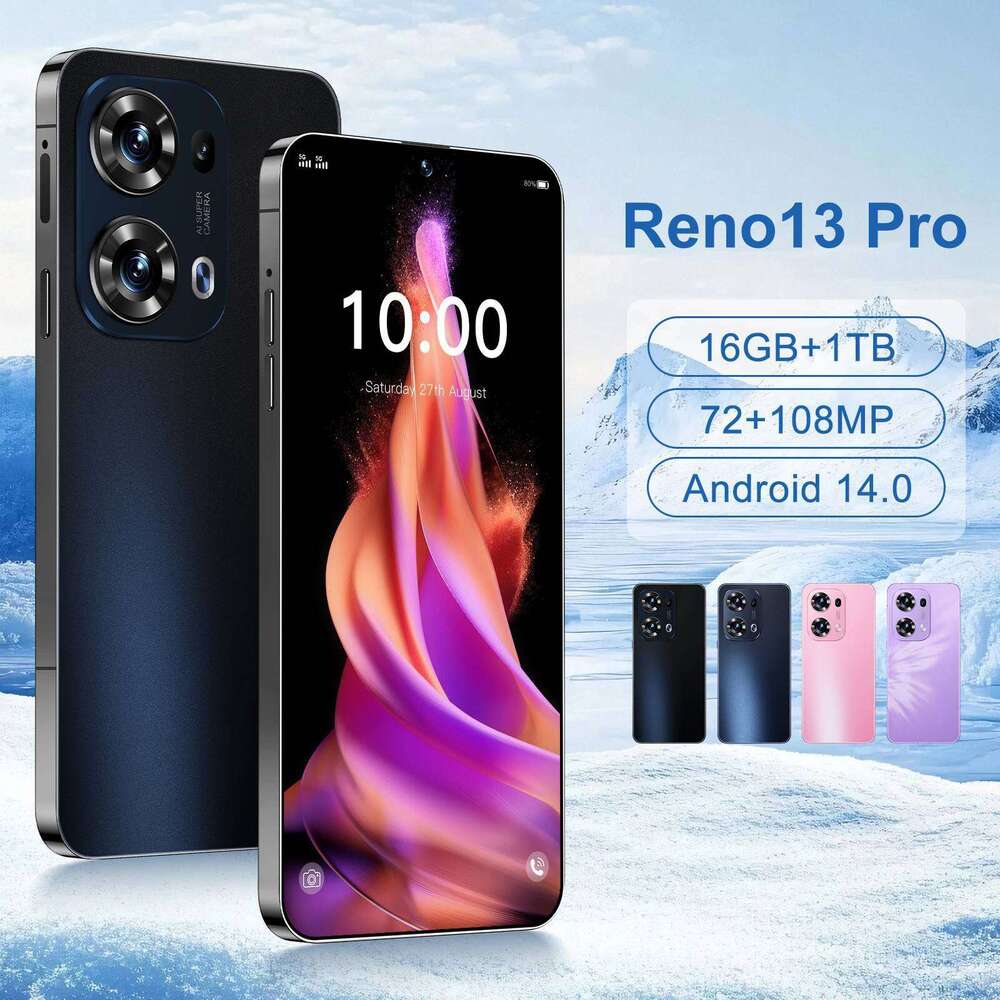 Reno13 Pro, a well-known cross-border hot selling brand, is a foreign trade exclusive smartphone with 16+1TB source factory direct sales CKS