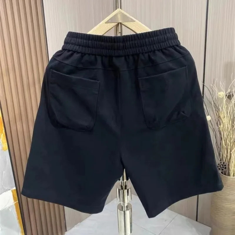 Men Summer Sporty Shorts Trendy letter Big Pockets Five-point Trousers Casual Loose Basketball Pants Elasticity Mens Clothing 251230