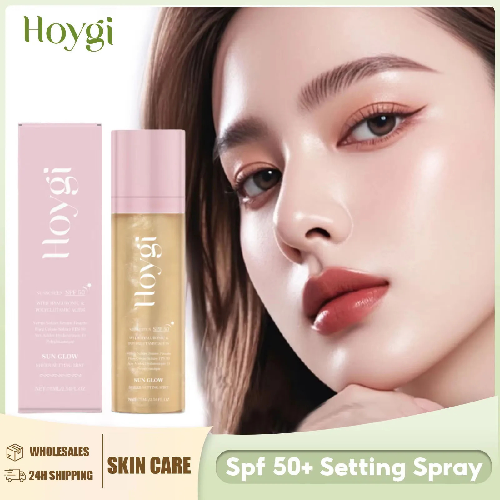 Hoygi Spf 50 Setting Spray Oil Control Long Lasting Matte Natural Non Greasy Waterproof Fast Film Formation Fixer Makeup 251223