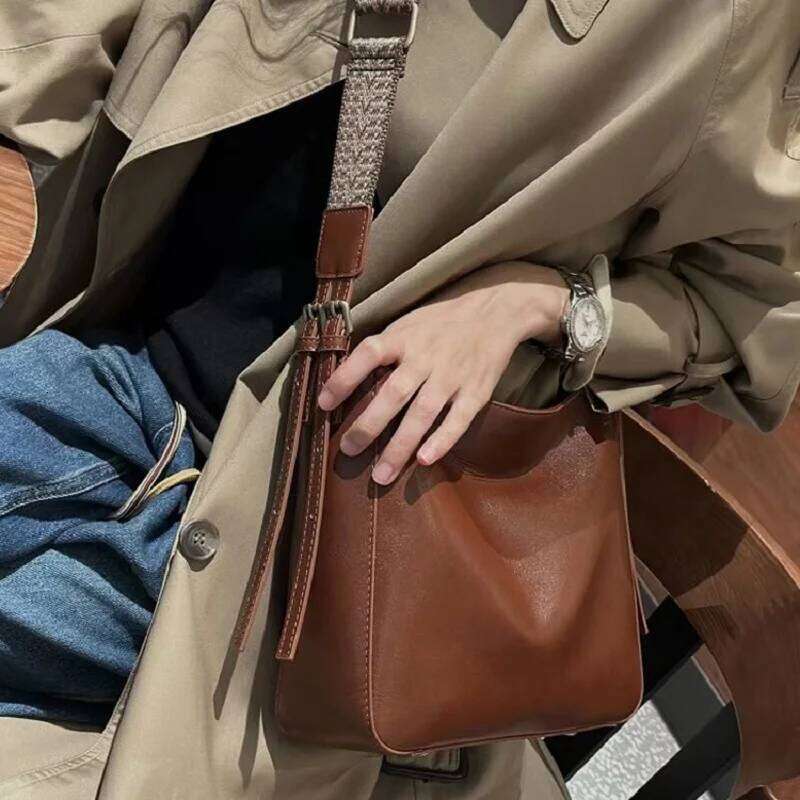 Genuine Leather Ladies Crossbody New Casual Underarm Bag Cowhide Retro Versatile Single Shoulder Women S Handbag JINXIANGGUO TOTE
