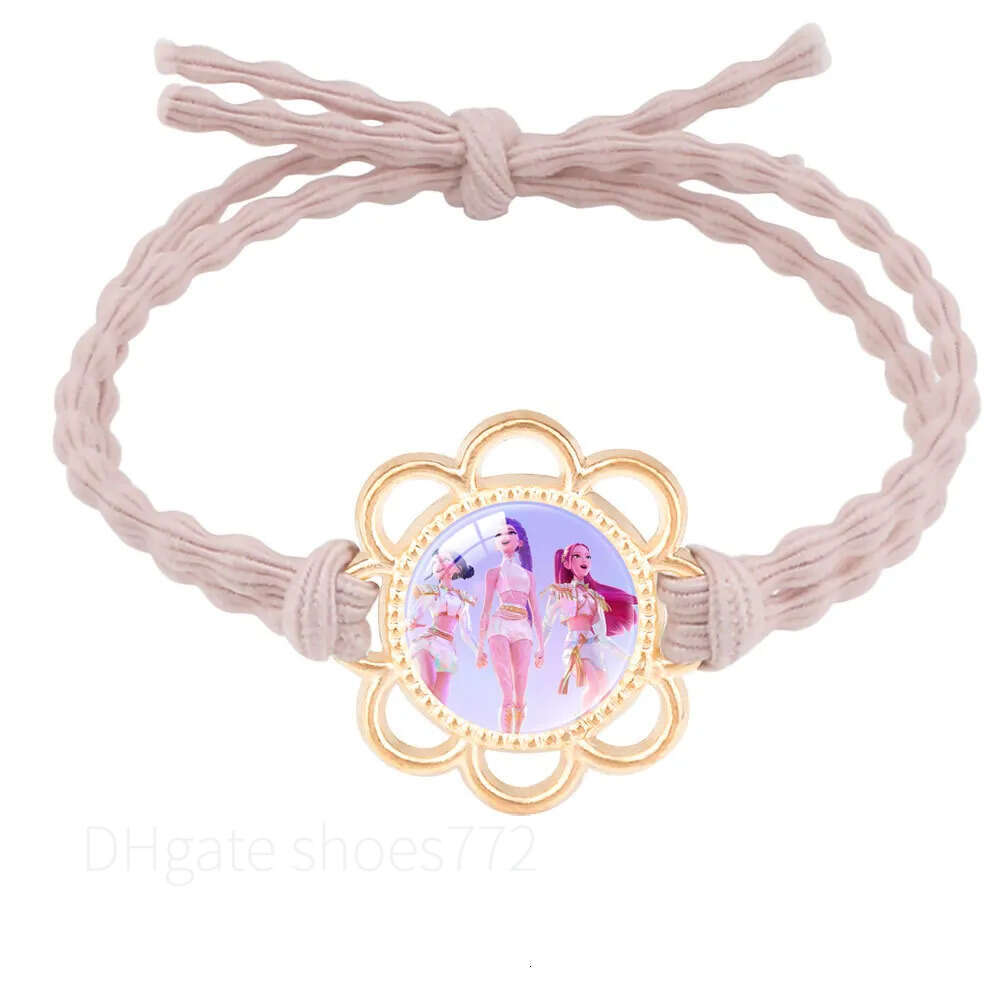 Demon Hunters Elastics Ties Anime Girl Scrunchie Rubber Bands Headband Hair Accessories Headwear Decoration Gift 114893