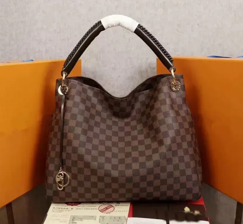 Designer ARTSYS Large Capacity Totes Bag Brown Sac Femme Leather Louisities Vittonn Bag Viitton Women Shoulder Bags Messenger Luxurys Handbag Lady Purse