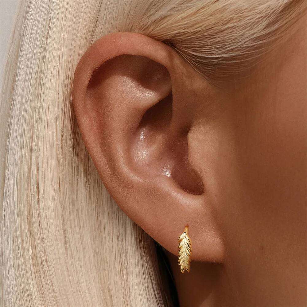 Aide 925 Sterling Silver Smooth Long Line Climber Stud Earrings For Women Minimalist Ear Crawlers Studs Piercing Jewelry