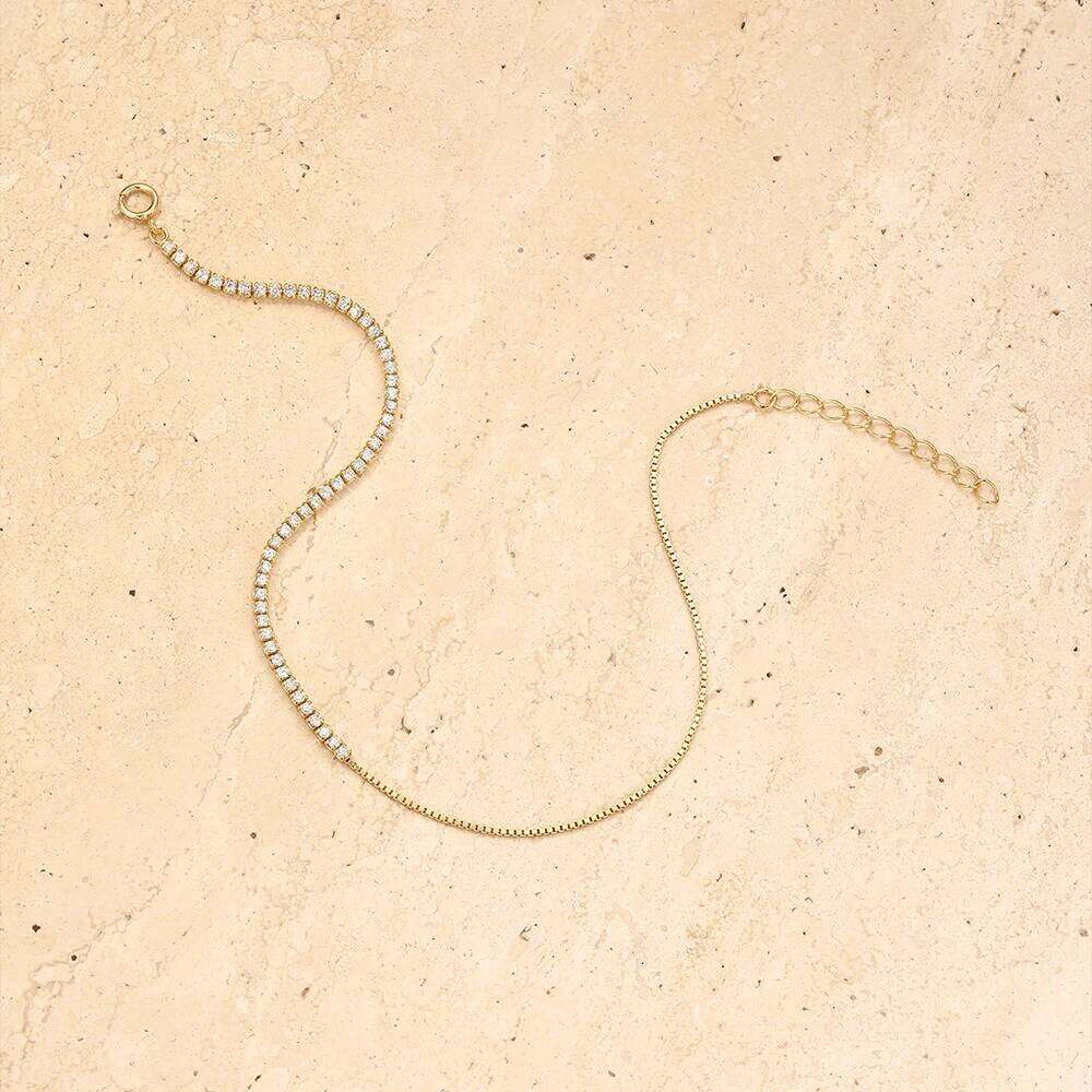 Aide 925 Sterling Silver Star Moon Pendant Girl Trendy Elegant Shiny Zirconia Adjustable Chain Bracelet Women Jewelry