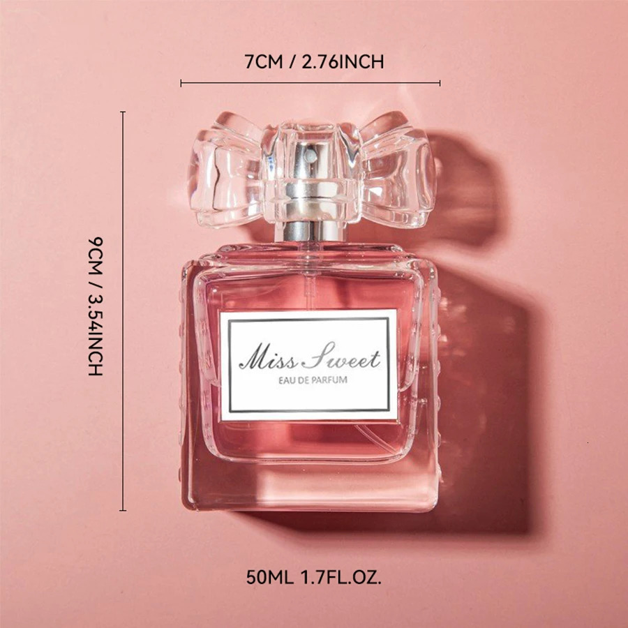 50ML 17FLOZ Long-lasting Perfumes for Women Romantic Floral Notes Eau de Parfum Peach Bergamot Rose Patchouli Fragrance 251222