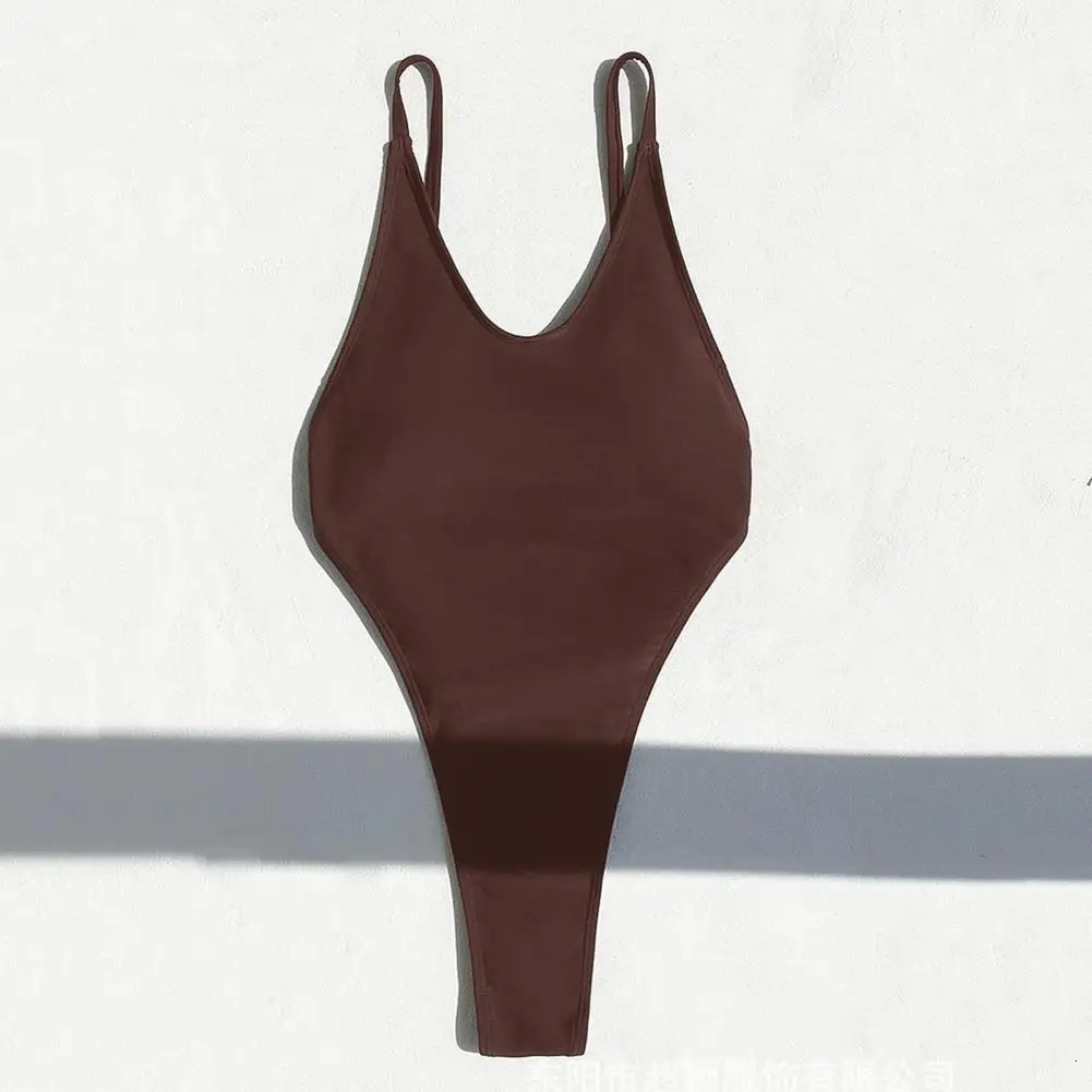 Sexy Backless String Mini Micro Thong Women Swimwear One Piece Swimsuit Female Monokini High Leg Cut Bathing Suit Swim 251231