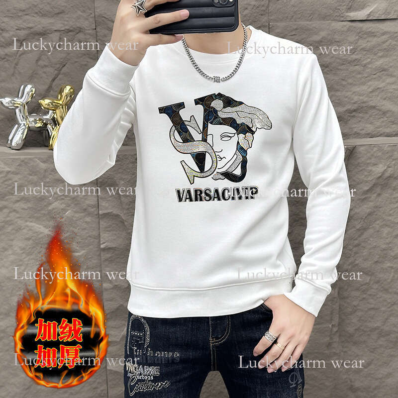 Source Factory One-Piece Dropshipping Spring And Autumn New Letter Heat-Printed Youth Men's Sweatshirt Casual Daily Top