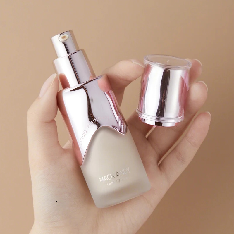 Mack Andy Matte Finish Liquid Foundation - Oil-Control Waterproof Full Coverage Concealer for All Skin Tones 251230