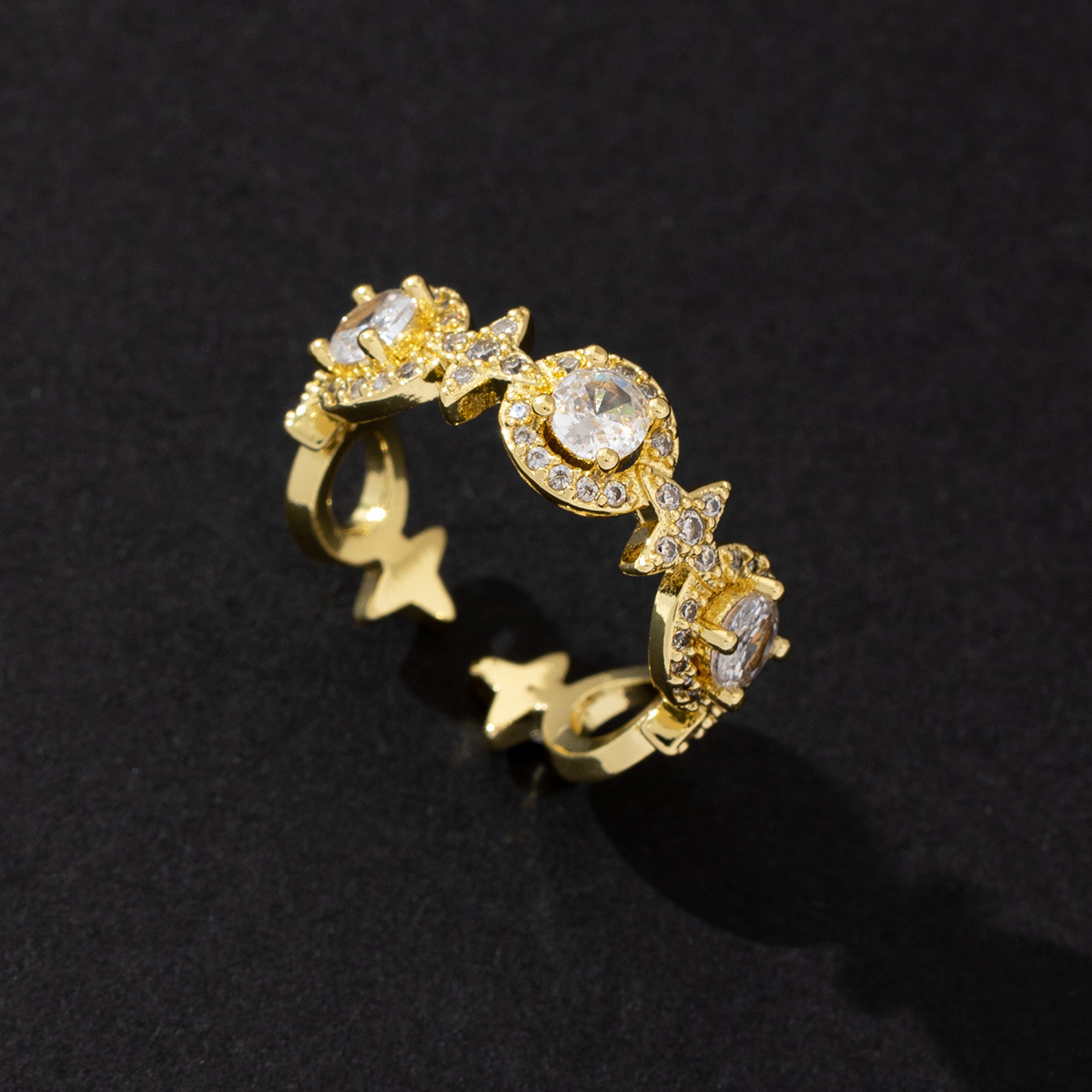 Luxury Brand Designer Jewelry Minimalist Niche Hexagram Ring For Women, Niche Light Luxury Versatile Elegant High-End Couple Ring Gift For Women