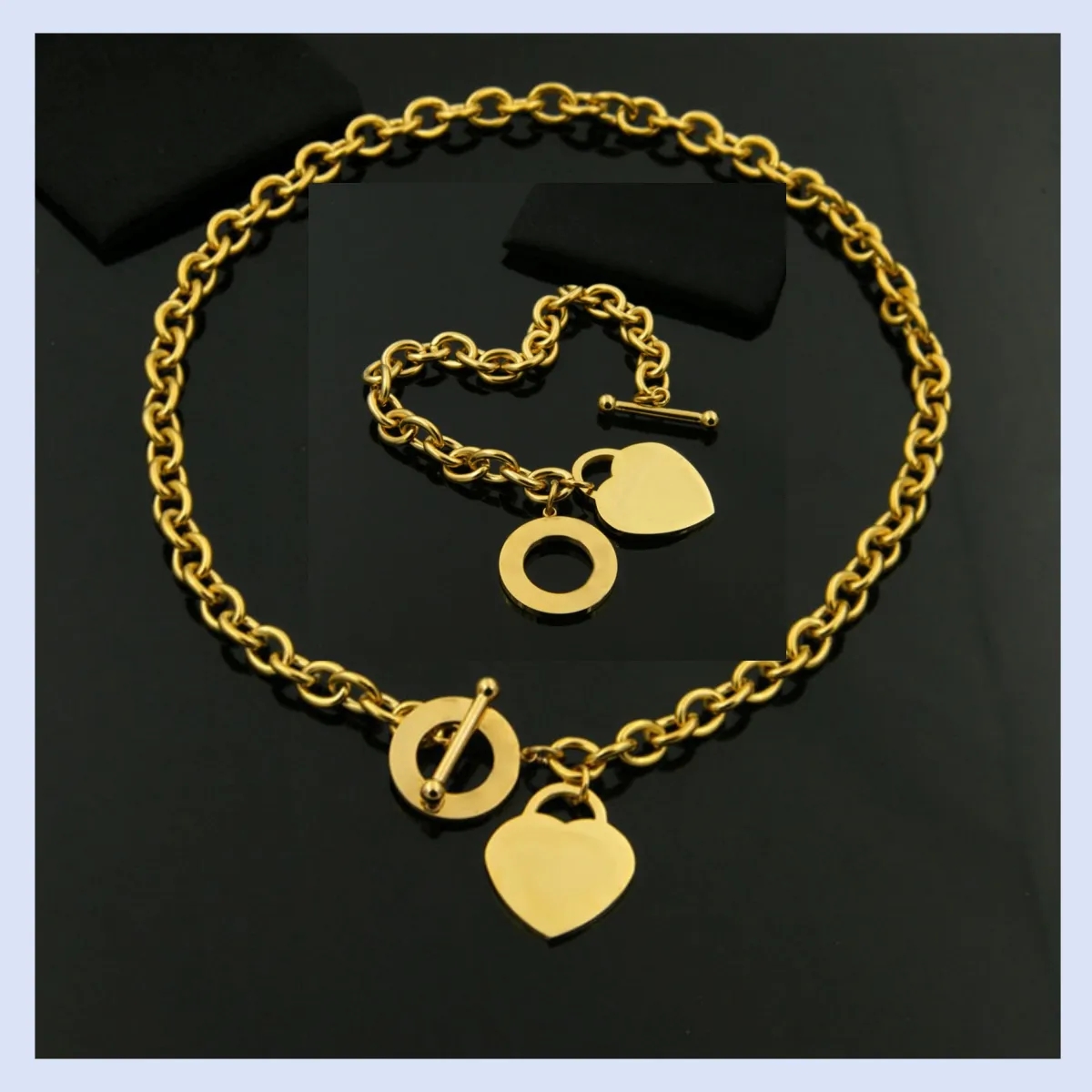 New Designer Heavy duty Necklace Bracelet Colorful Women's Best Match Wedding Gift Necklace -777773