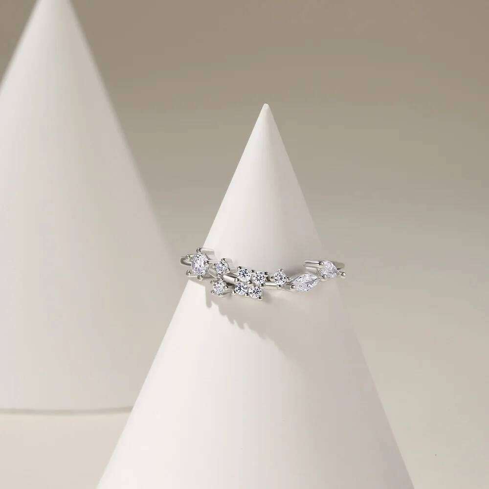 Aide 1 Piece 925 Sterling Silver Mini Small Zircon For Women Light Luxury CZ Exquisite Rings Jewelry Accessories anillos