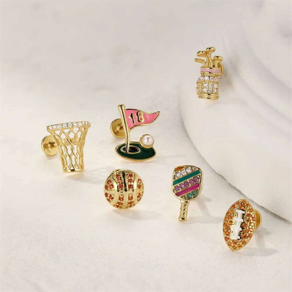 Aide 925 Sterling Silver Delicate Round Zircon Long Tassel Drangle Earring for Women New Design Adjustable Grip Inlaid Piercing