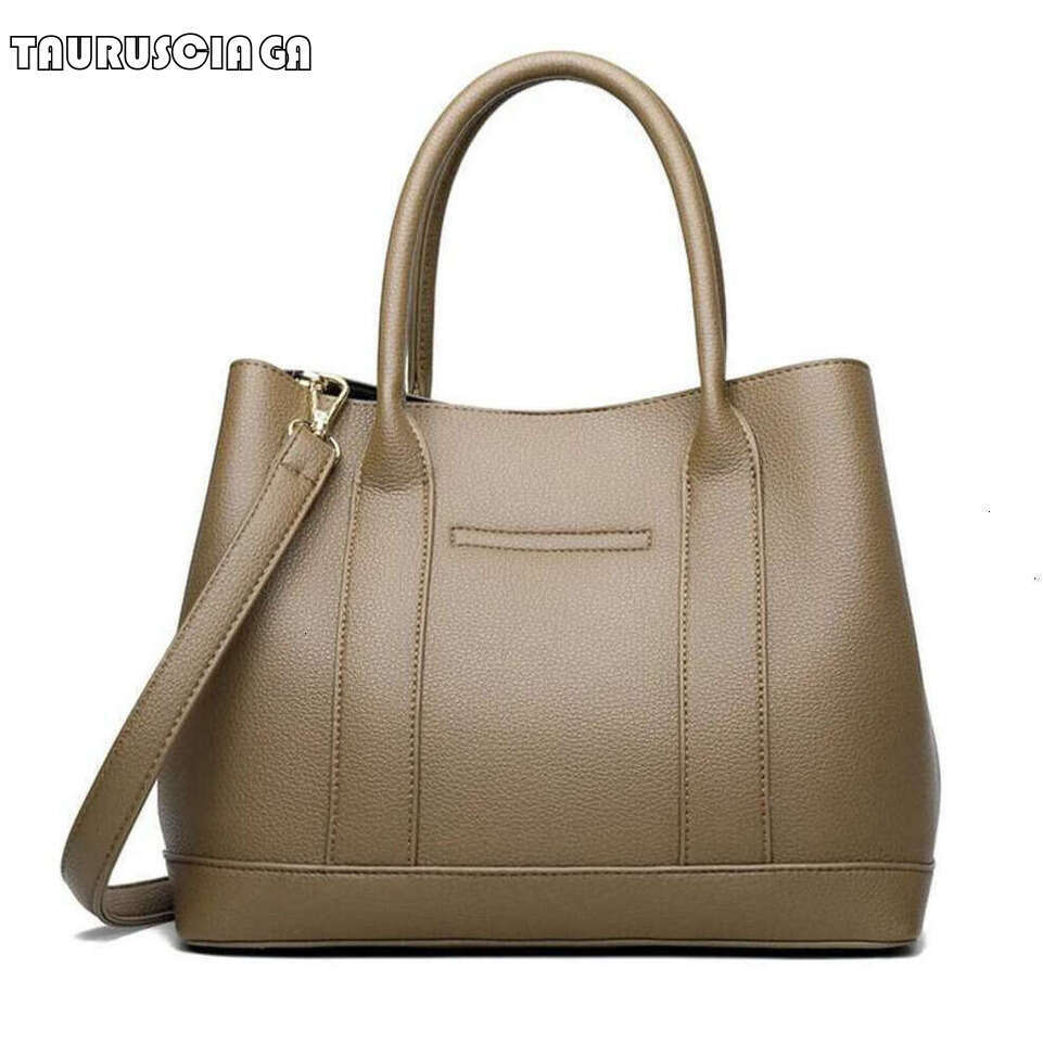 TAURUSCIAGA Korean style Women's Handbag Mom large capacity crossbody Bag 2025 New PU Leather shoulder for commuting tote bag