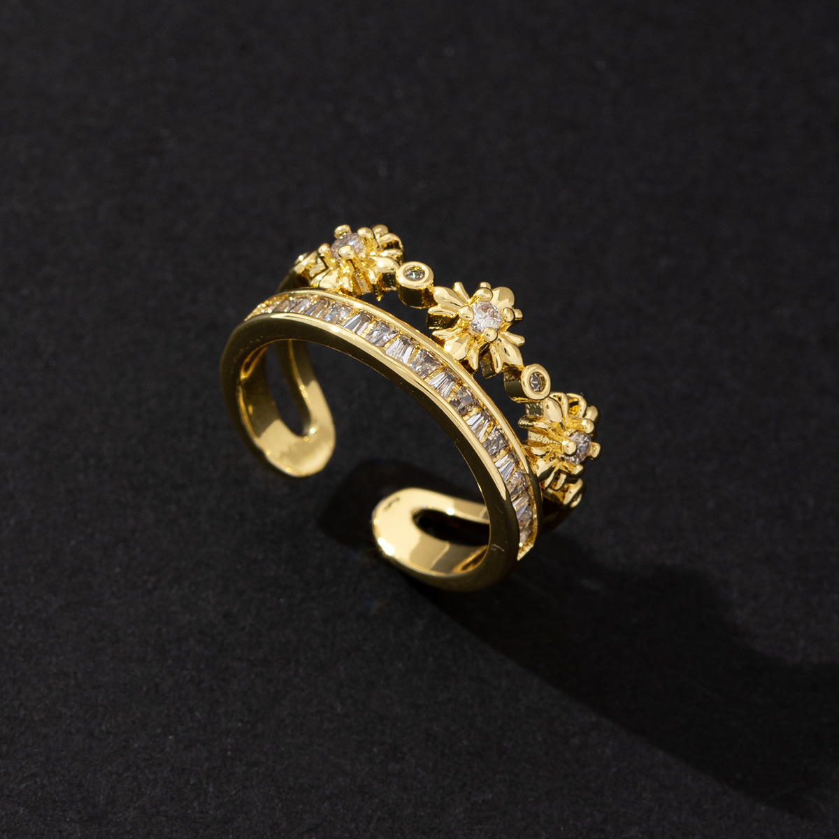 Luxury Brand Designer Jewelry Minimalist Niche Hexagram Ring For Women, Niche Light Luxury Versatile Elegant High-End Couple Ring Gift For Women