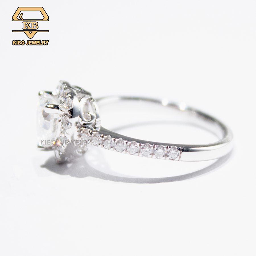 Luxury 100% Real 925 Sterling Silver Pass Diamond Tester Heart Cut Moissanite Wedding Ring Engagement ring