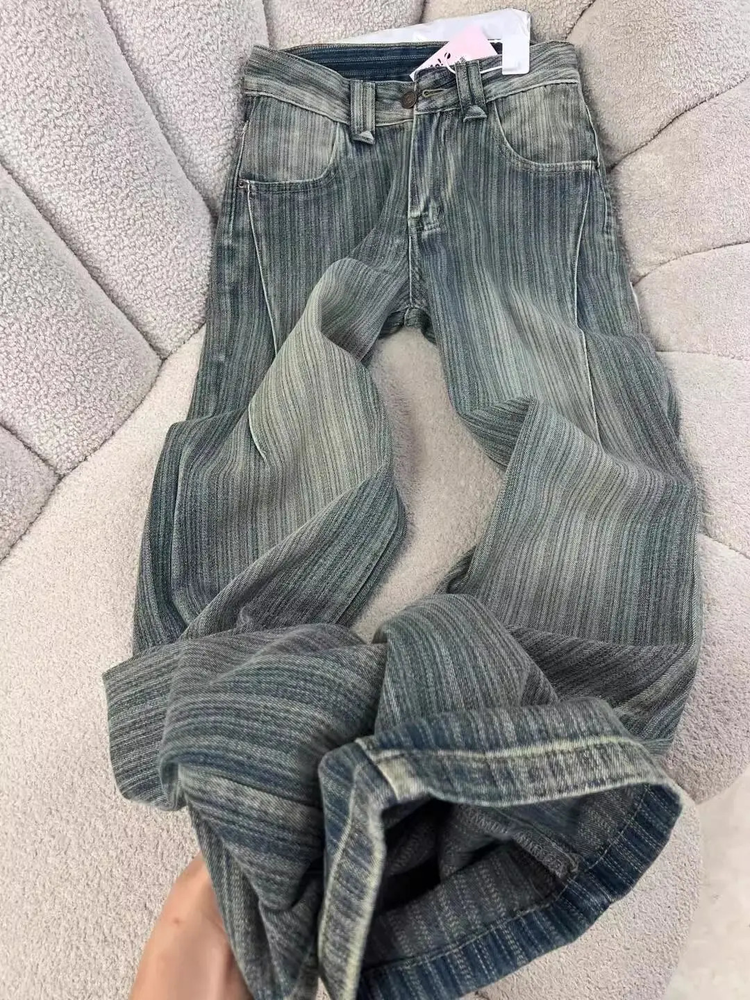 2000s American Vintage Pants Women Casual Y2k Thin Sportwear Clothing Retro Trouser Chic Harajuku Jeans Female 251231