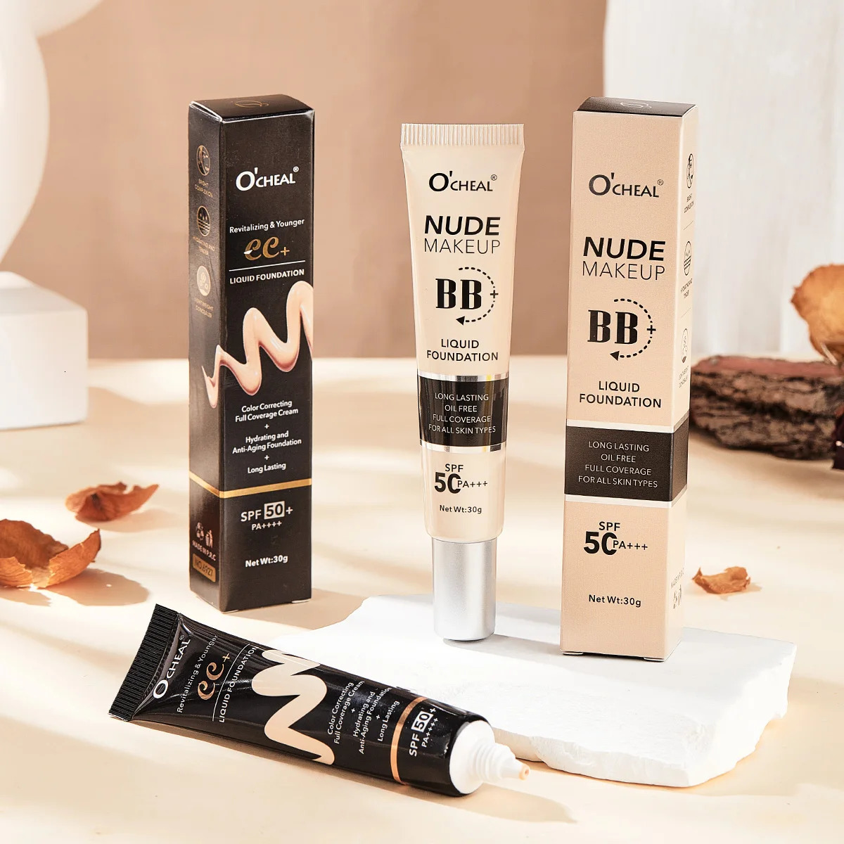 Long Lasting Waterproof BB Cream 50 PA Plus Foundation Primer Makeup Base Cosmetics Women Face 251230