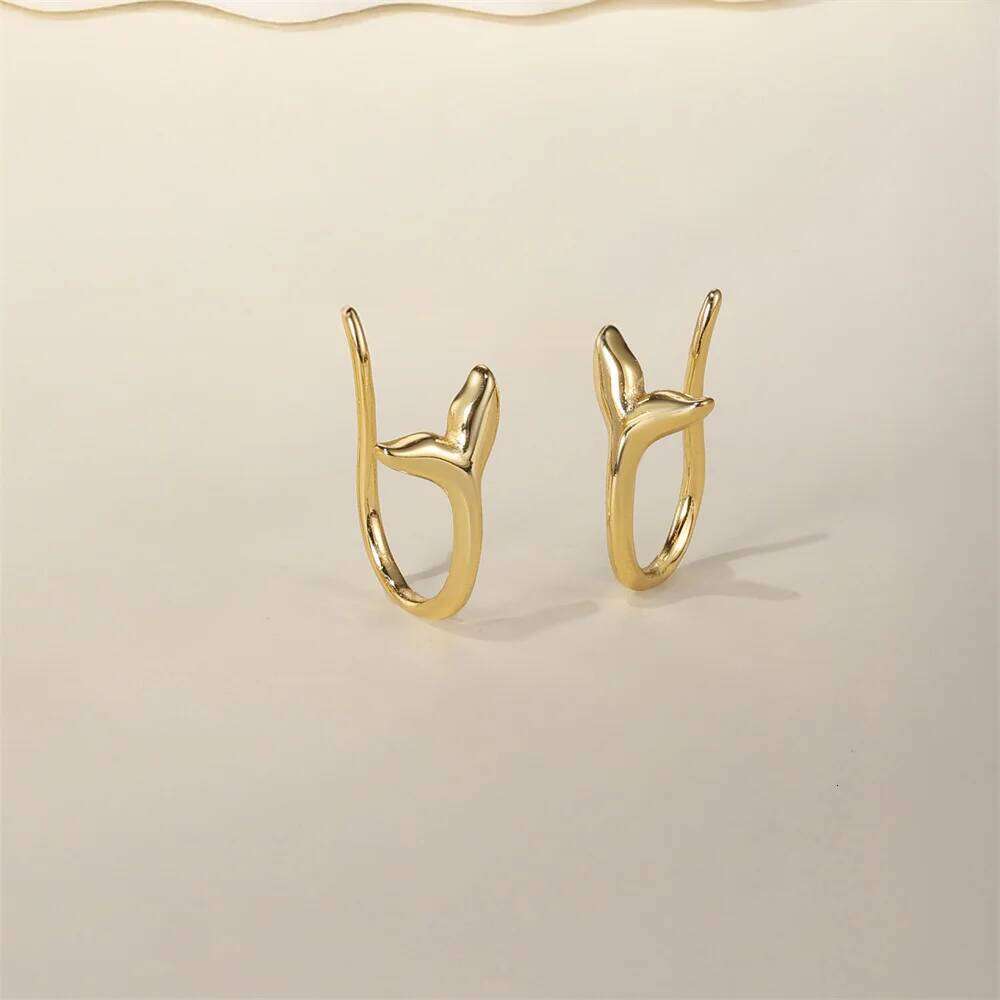 Aide 925 Sterling Silver Smooth Long Line Climber Stud Earrings For Women Minimalist Ear Crawlers Studs Piercing Jewelry