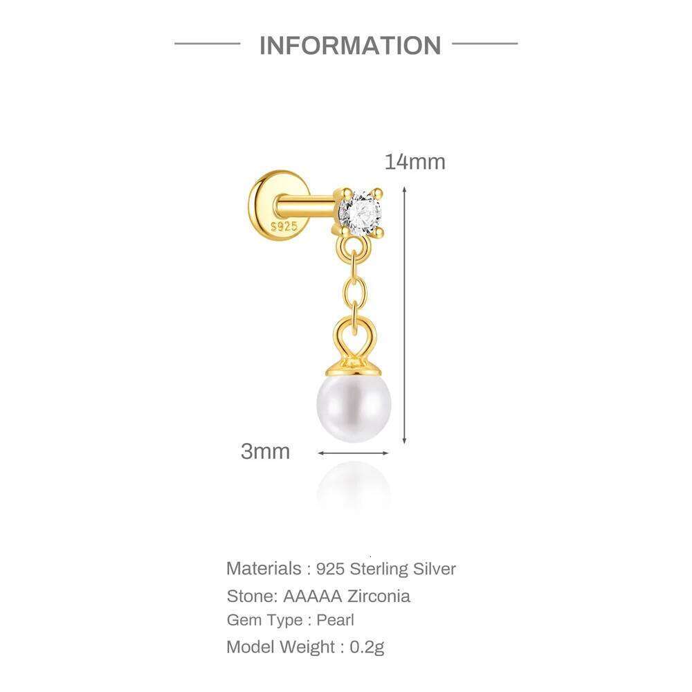 Aide 1pc 925 Sterling Silver Stud Earring Cute Dog Claw Opal 18K Gold Color Earrings Flat Back Helix Cartilage Piercing Jewelry