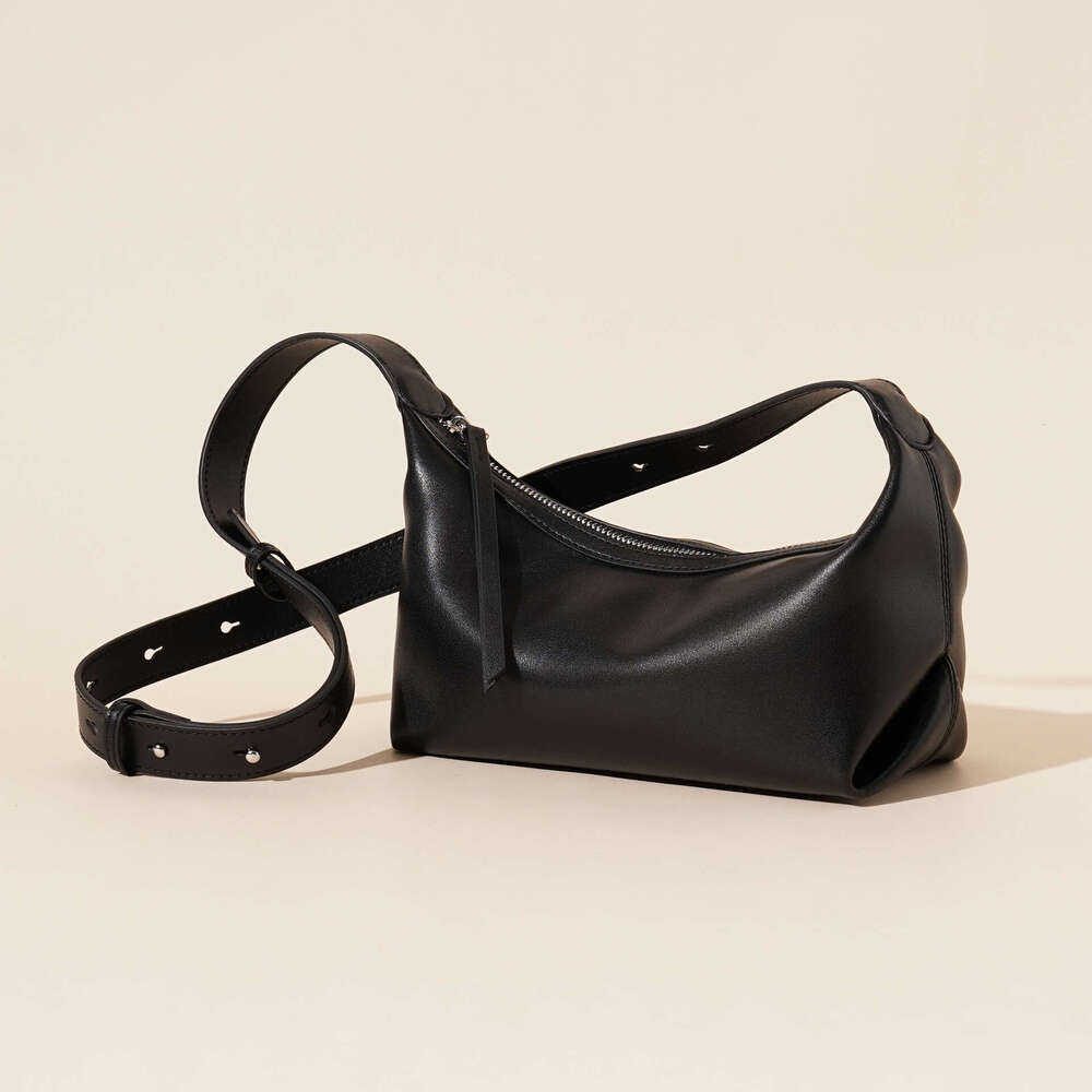 toteBag Shoulder ROSE NOIRE New Style Cowhide Dumpling Niche Design Fashion Versatile Underarm High-end Genuine Leather Shoulder Crossbody Bag