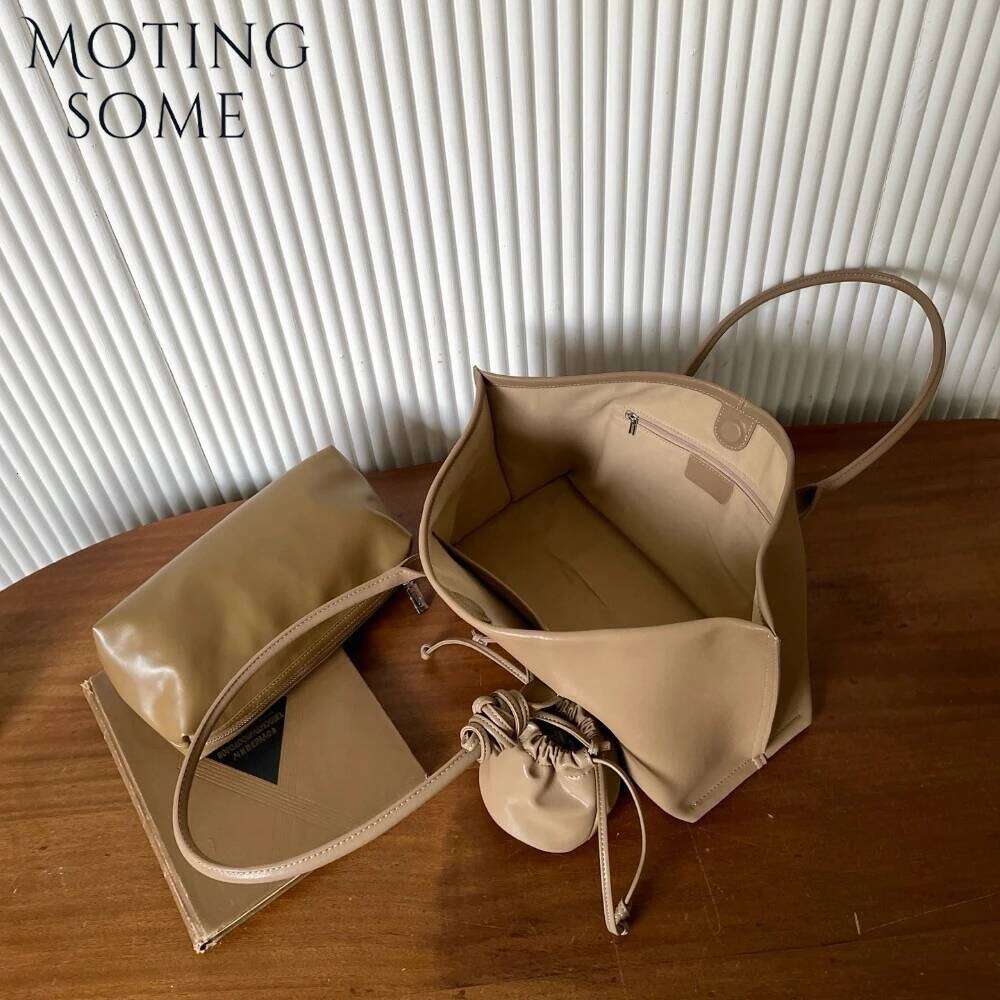 Angel Kiss Motingsome Large Capacity Women Bag New Luxury Genuine Leather Handbag And Purse Clutch Purse Minimalism Messenger Tote Handbag