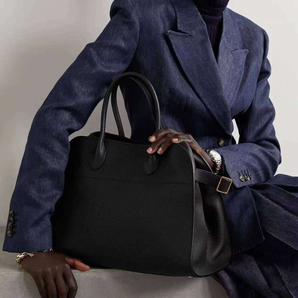 Minimalist leather with large capacity, tote bag made of PU material, vintage style handbag for daily use, no shoulder strap included.