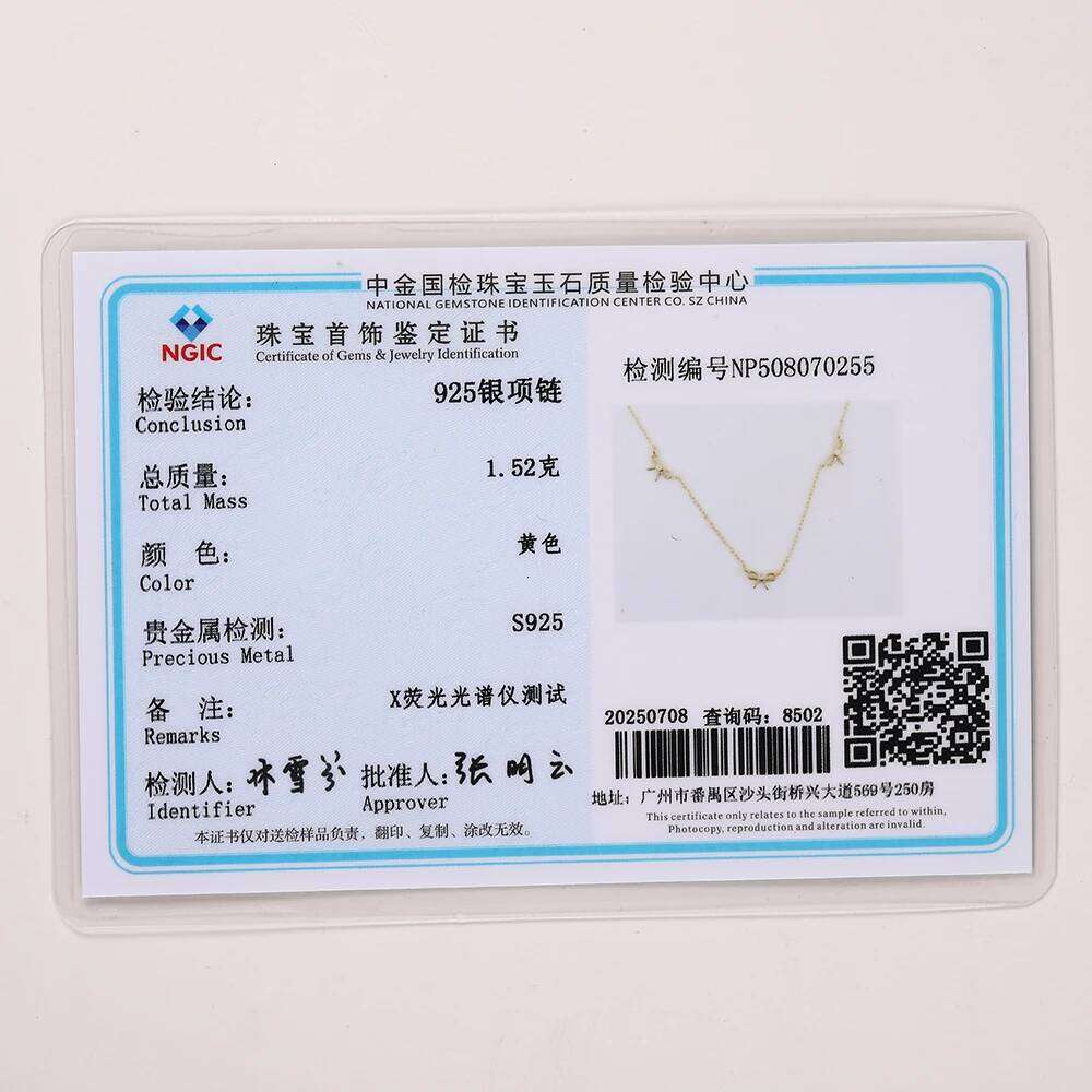 Aide 925 Sterling Silver Bow Necklace Fashion Handmake Neck Korea Choker Chain Necklaces for Women Jewelry