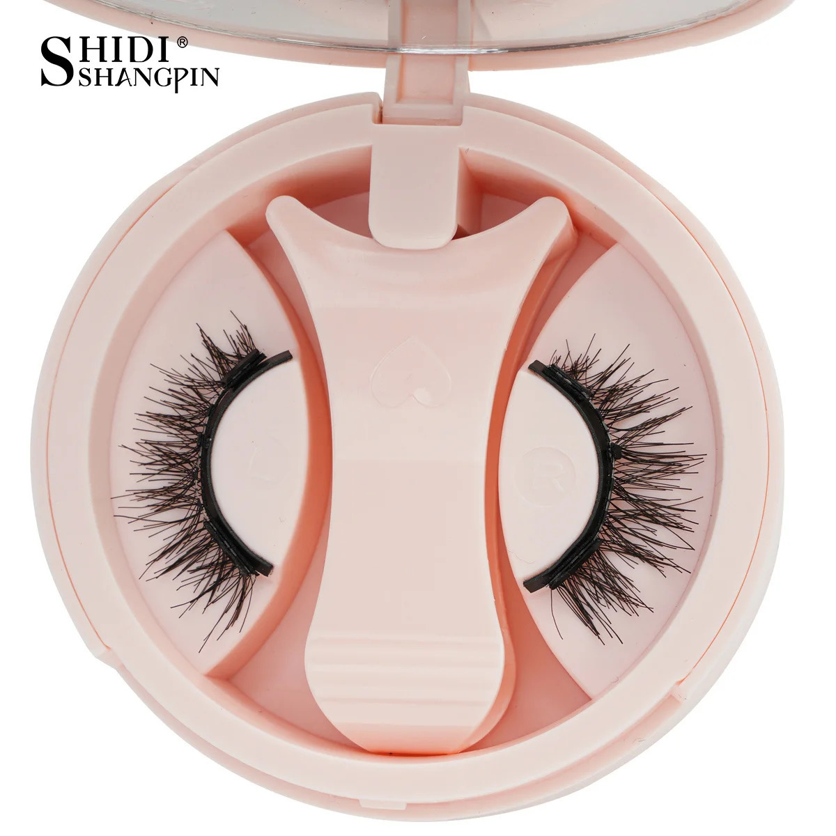 1/2 Pairs Magnetic Fake Eyelashes Set No Glue Needed Faux Lashes Reusable False Eyelashes with Magnetic Tweezers Makeup Tool 251231