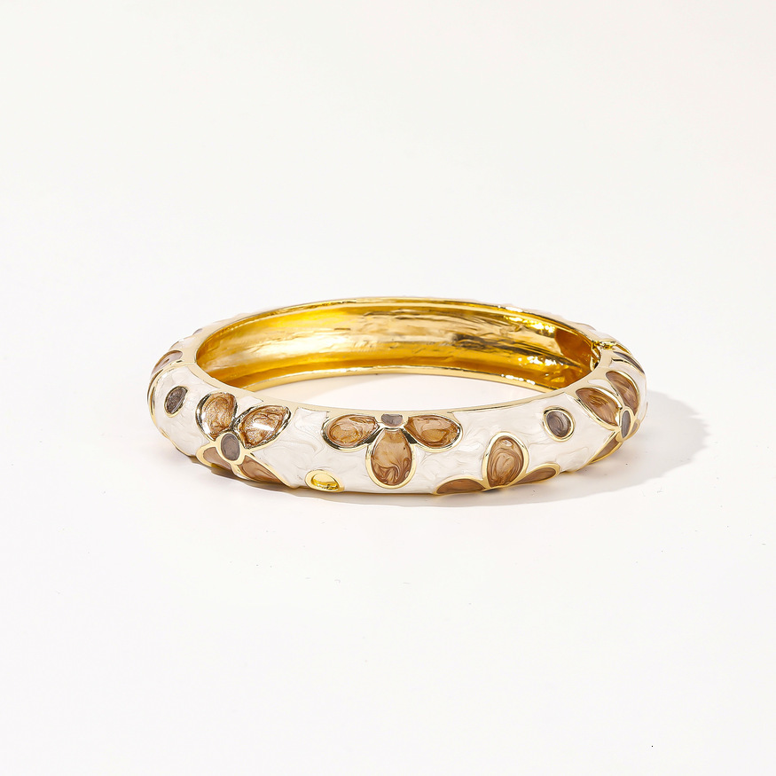 Vintage oil droplet enamel bracelet, jewelry, multifunctional floral fashionable bracelet accessories paracord bracelets