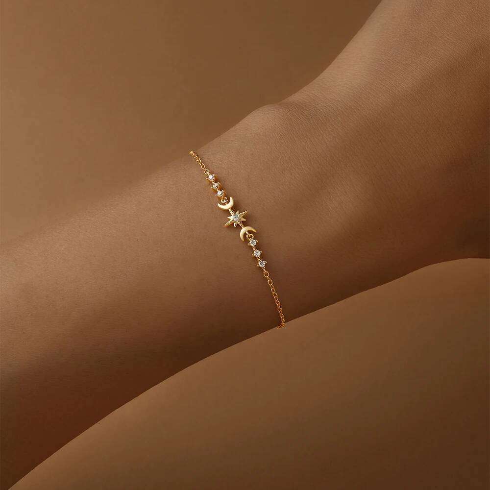 Aide 925 Sterling Silver Heart Shaped Bracelet For Women Korean Versatile Zircon Charm Double-layer Bracelets Original Jewelry