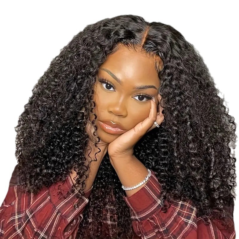 Cross border Trade European American Fashion Front Lace Wigs with Natural, Fluffy Curls Popular in Africa Front Lace Wigs
