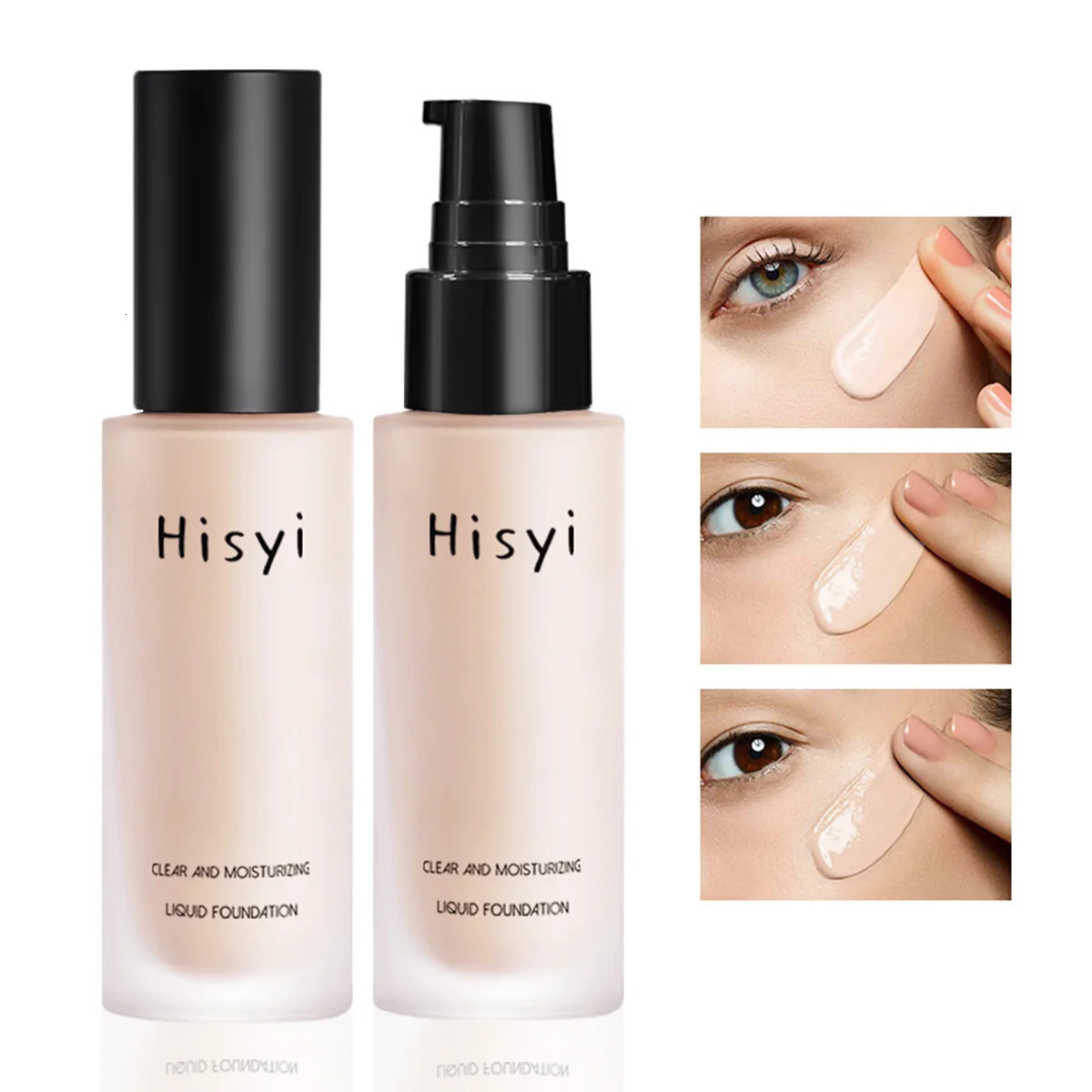 HISYI liquid foundation can control oil prevent water cover concealer hide pores and keep makeup on 251230